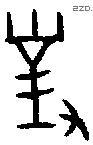 对 Bronze characters