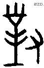 对 Bronze characters