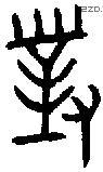 对 Bronze characters