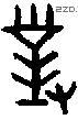 对 Bronze characters