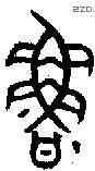 鲁 Bronze characters