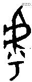 虖 Bronze characters
