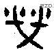 榮 Bronze characters