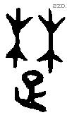 楚 Oracle characters