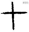 才 Bronze characters
