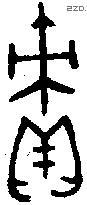 责 Bronze characters