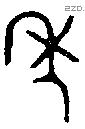 年 Bronze characters