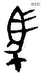馬 Bronze characters