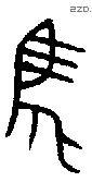 馬 Bronze characters