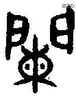 闌 Oracle characters