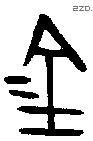 金 Bronze characters