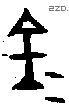金 Bronze characters