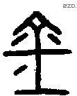 金 Bronze characters
