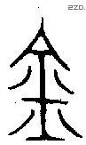 金 Bronze characters