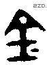 金 Bronze characters