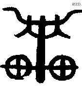 车 Bronze characters
