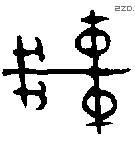 车 Bronze characters