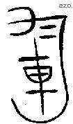 军 Bronze characters