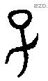 子 Bronze characters