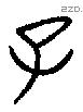 子 Bronze characters
