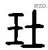 封 Liushutong characters