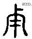 锺 Liushutong characters
