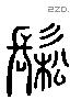 鬆 Liushutong characters