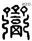 齋 Liushutong characters