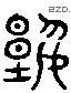 誰 Liushutong characters