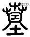 坟 Liushutong characters