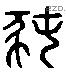 豚 Liushutong characters