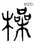 鍬 Liushutong characters