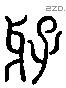 芽 Liushutong characters