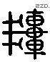 车 Liushutong characters