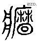 墙 Liushutong characters