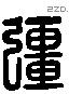 彊 Liushutong characters