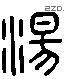 汤 Liushutong characters