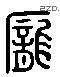 庞 Liushutong characters