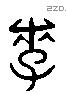 李 Liushutong characters