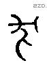 犬 Liushutong characters