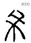 布 Liushutong characters