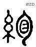 絢 Liushutong characters