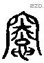 灶 Liushutong characters