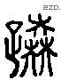 陆 Liushutong characters