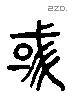 郁 Liushutong characters