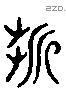 折 Liushutong characters