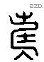 雀 Liushutong characters