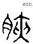 颊 Liushutong characters