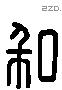 私 Liushutong characters