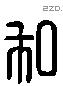 私 Liushutong characters